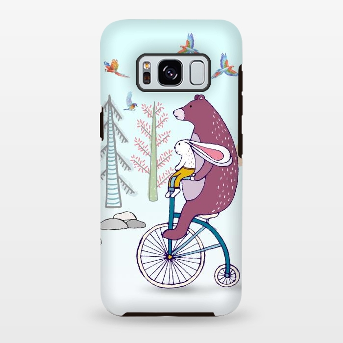 Galaxy S8 plus StrongFit Bear Suffer by Creativeaxle