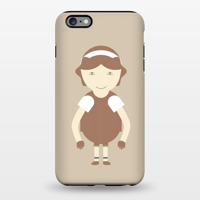 iPhone 6/6s plus StrongFit little brown girl by TMSarts