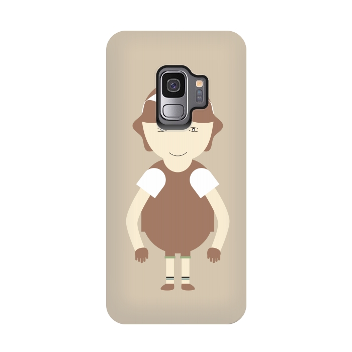 Galaxy S9 StrongFit little brown girl by TMSarts