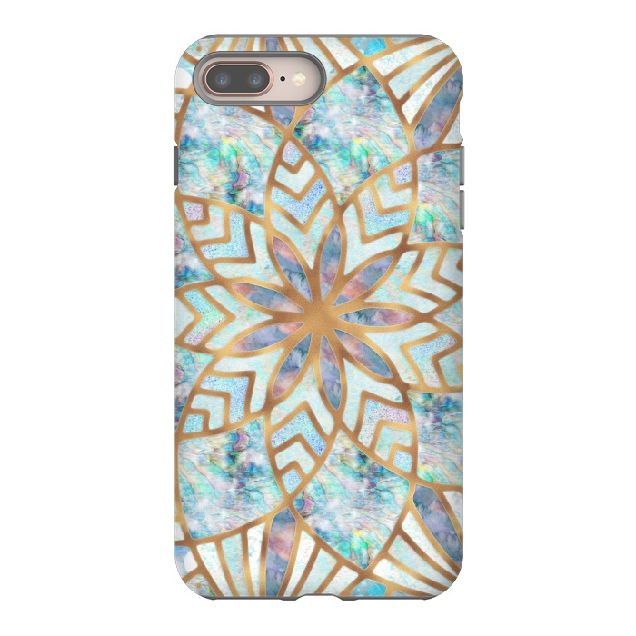 iPhone 7 plus StrongFit Mother of Pearl Mandala by  Utart