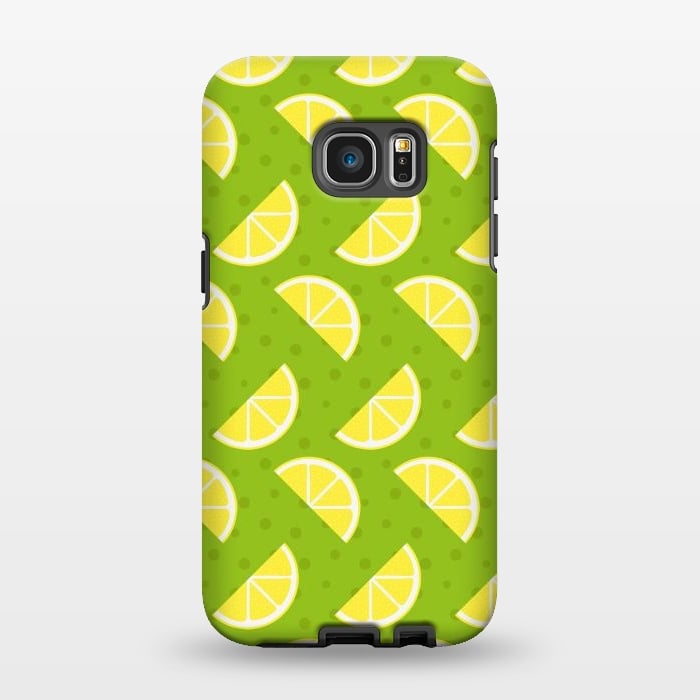 Galaxy S7 EDGE StrongFit Lemon Pattern by Bledi