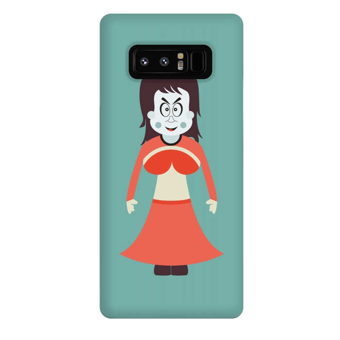 Galaxy Note 8 StrongFit old woman cartoon by TMSarts