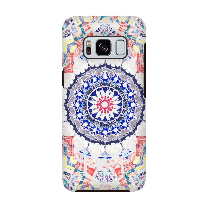 Galaxy S8 StrongFit Festival ethnic colorful mandala drawing by Oana 
