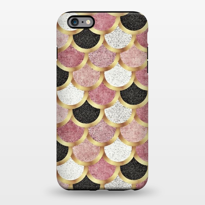 iPhone 6/6s plus StrongFit Pink gold mermaid by Jms
