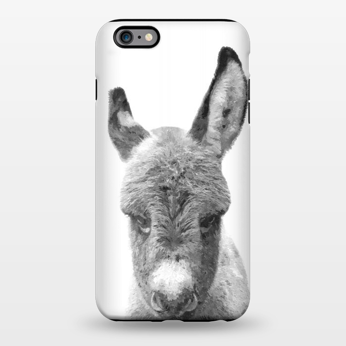 iPhone 6/6s plus StrongFit Black and White Baby Donkey by Alemi