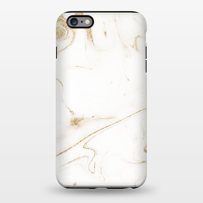 iPhone 6/6s plus StrongFit Elegant gold and white marble image by InovArts