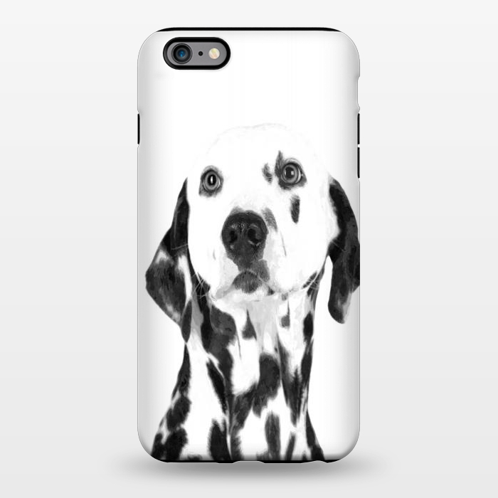 iPhone 6/6s plus StrongFit Black and White Dalmatian by Alemi