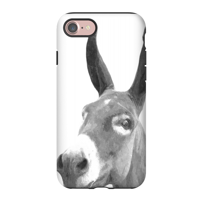 iPhone 7 StrongFit Black and White Donkey by Alemi
