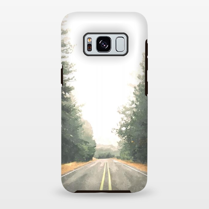 Galaxy S8 plus StrongFit Road Illustration by Alemi