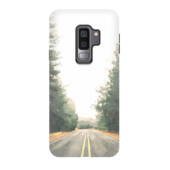 Galaxy S9 plus StrongFit Road Illustration by Alemi