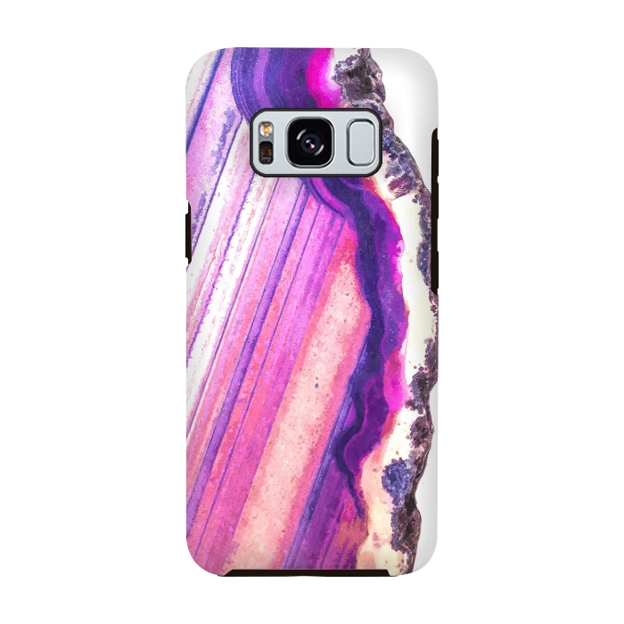 Galaxy S8 StrongFit Violet Agate Illustration by Alemi