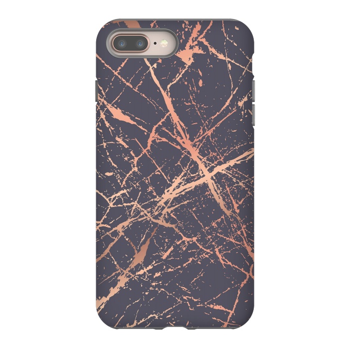 iPhone 7 plus StrongFit Copper Splatter 001 by Jelena Obradovic