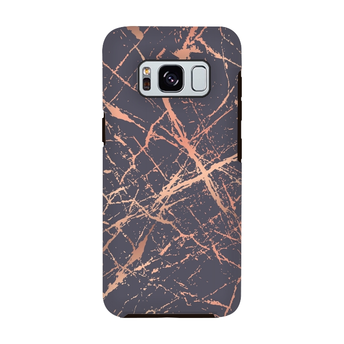 Galaxy S8 StrongFit Copper Splatter 001 by Jelena Obradovic