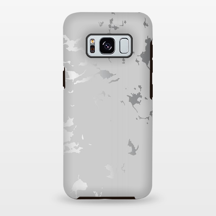 Galaxy S8 plus StrongFit Silver Splatter 001 by Jelena Obradovic