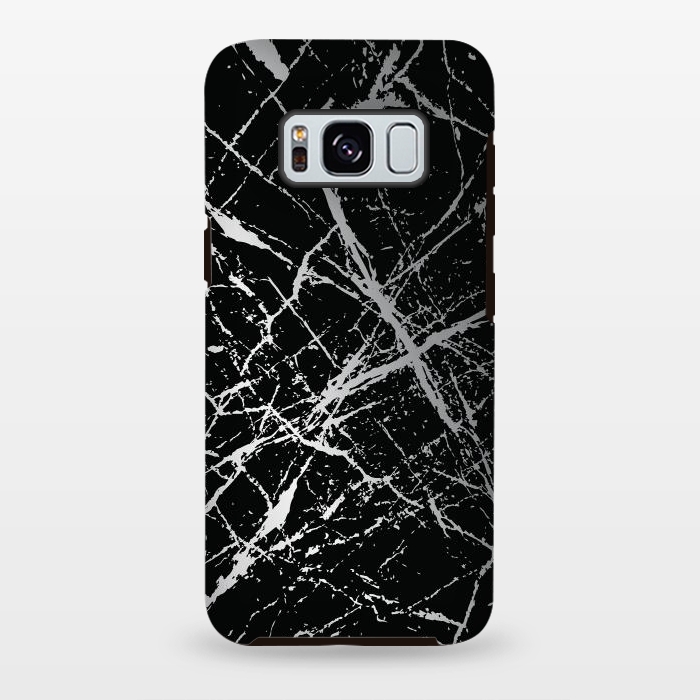 Galaxy S8 plus StrongFit Silver Splatter 003 by Jelena Obradovic