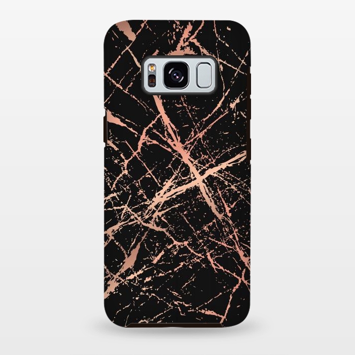 Galaxy S8 plus StrongFit Copper Splatter 003 by Jelena Obradovic
