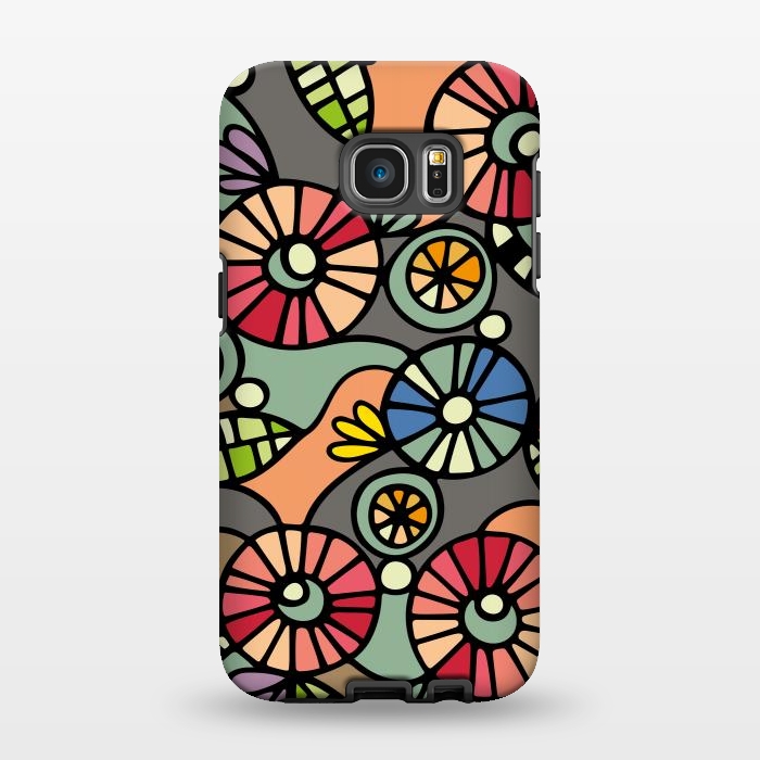 Galaxy S7 EDGE StrongFit Wild Flowers by Majoih