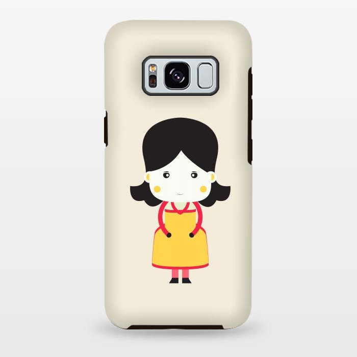 Galaxy S8 plus StrongFit cute little girl by TMSarts