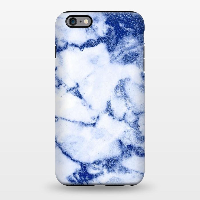 iPhone 6/6s plus StrongFit Blue Veined Glitter Marble by  Utart