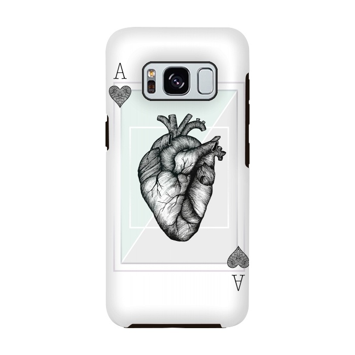 Galaxy S8 StrongFit Ace of Hearts by Barlena