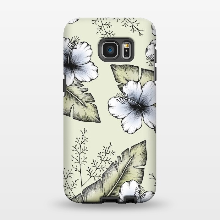 Galaxy S7 EDGE StrongFit Tropical Blush by Barlena