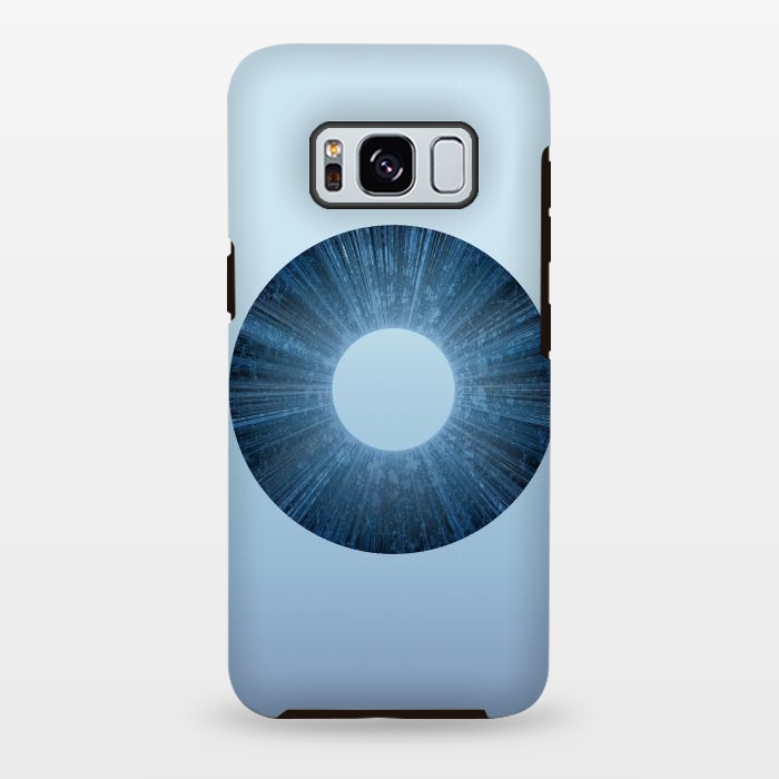 Galaxy S8 plus StrongFit Blue Iris Object by Andrea Haase