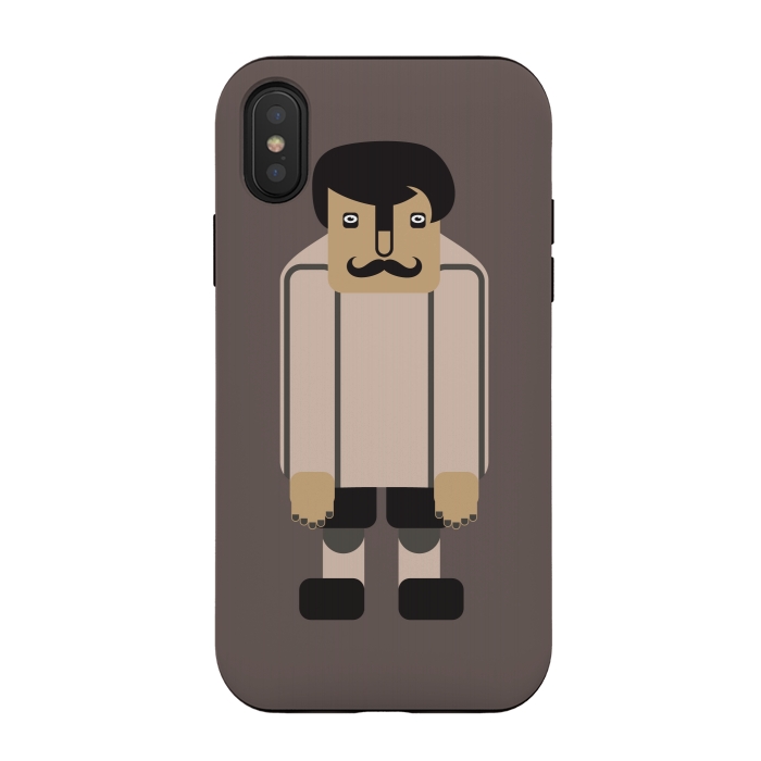 iPhone Xs / X StrongFit tall skinny man by TMSarts