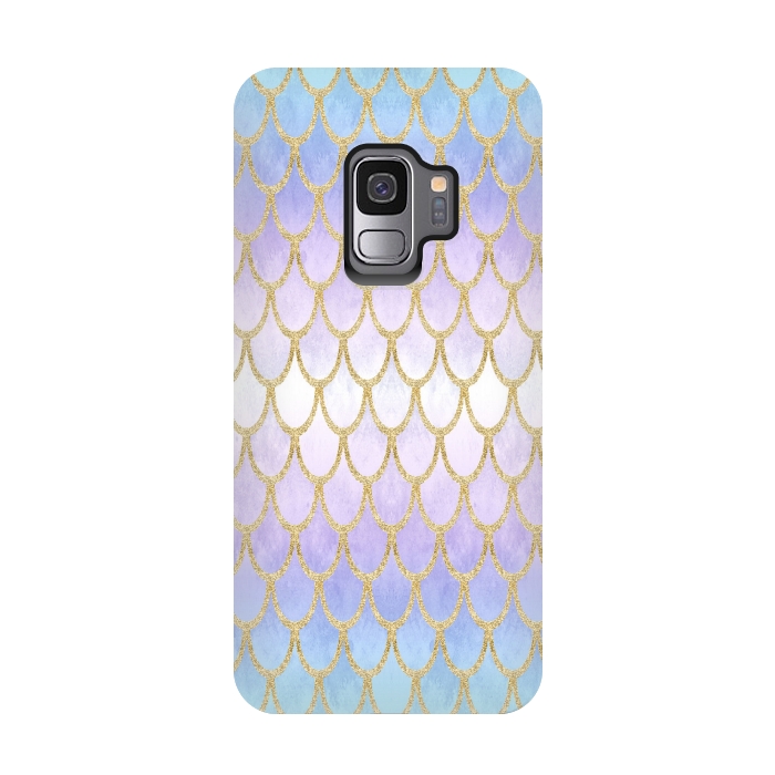 Galaxy S9 StrongFit Pretty Mermaid Scales 06 by Angelika Parker