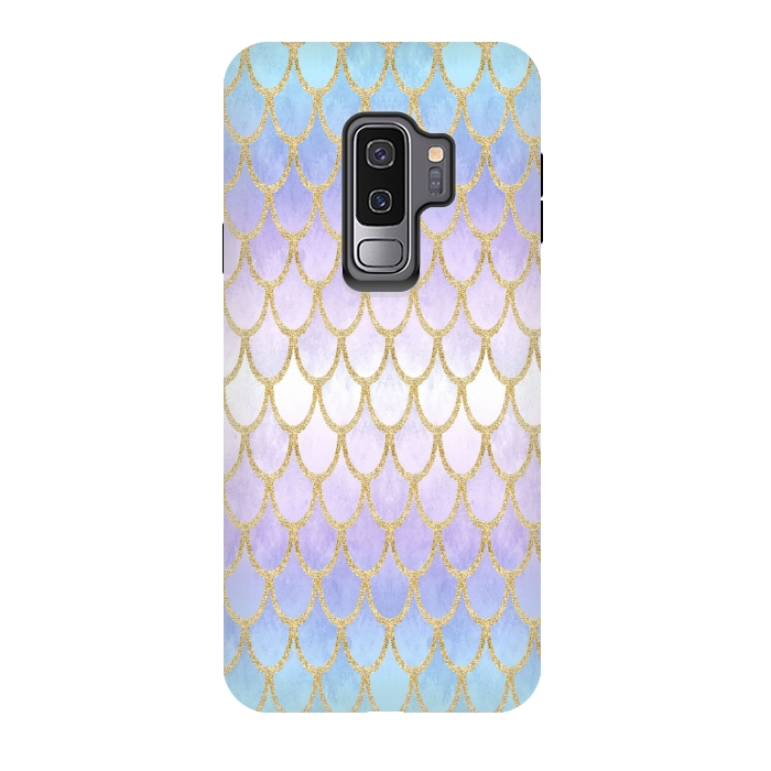 Galaxy S9 plus StrongFit Pretty Mermaid Scales 06 by Angelika Parker