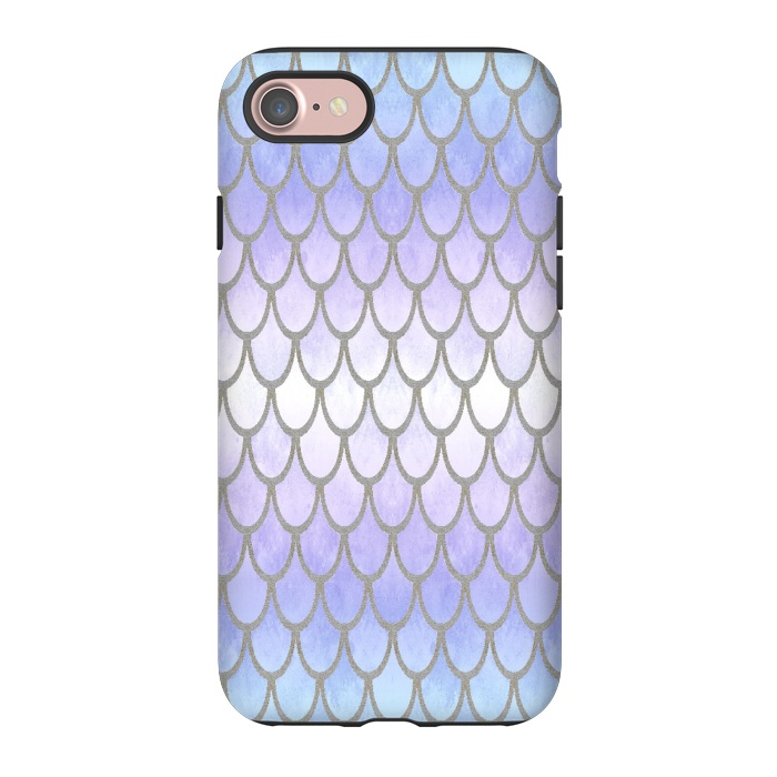 iPhone 7 StrongFit Pretty Mermaid Scales 01 by Angelika Parker