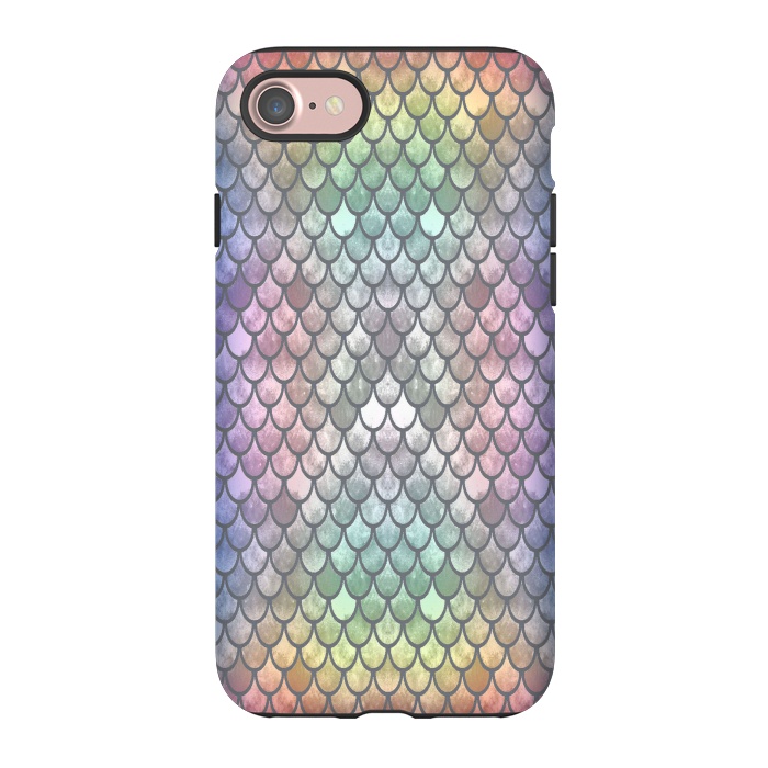iPhone 7 StrongFit Pretty Mermaid Scales 26 by Angelika Parker