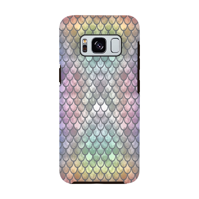 Galaxy S8 StrongFit Pretty Mermaid Scales 26 by Angelika Parker