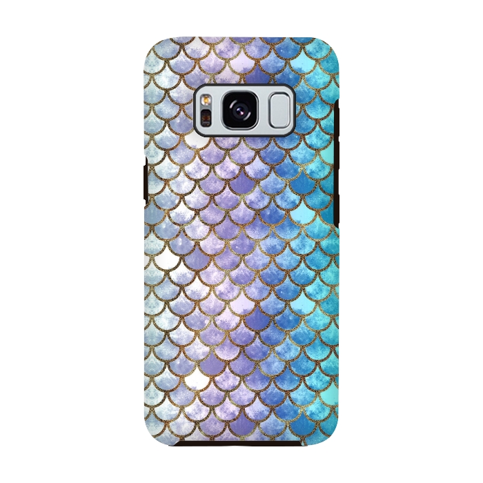 Galaxy S8 StrongFit Pretty Mermaid Scales 38 by Angelika Parker