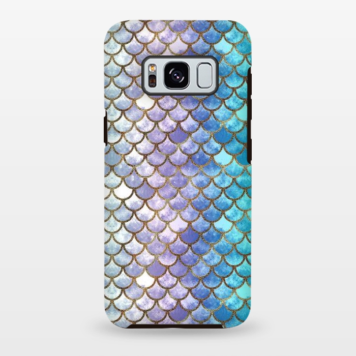 Galaxy S8 plus StrongFit Pretty Mermaid Scales 38 by Angelika Parker