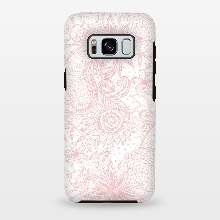 Galaxy S8 plus StrongFit Boho chic floral henna mandala image by InovArts