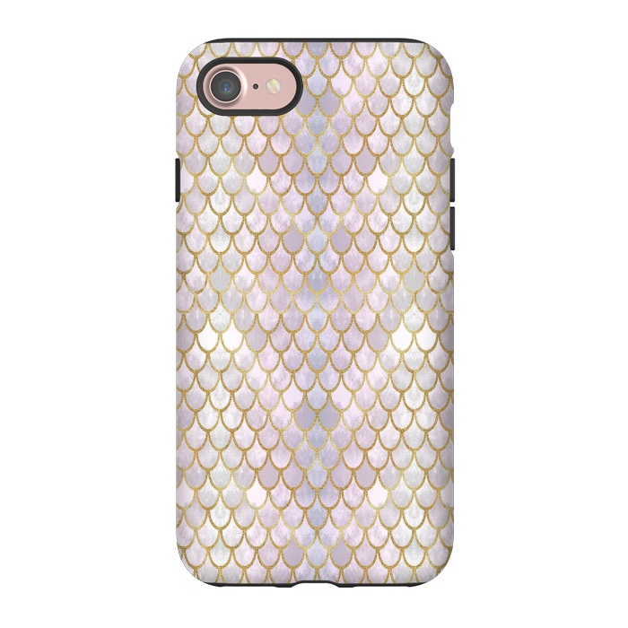iPhone 7 StrongFit Pretty Mermaid Scales 40 by Angelika Parker