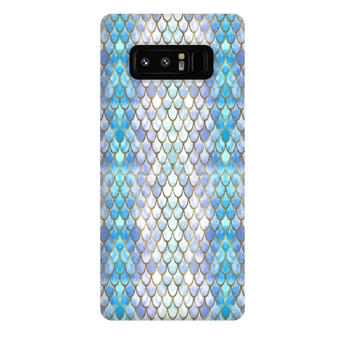 Galaxy Note 8 StrongFit Pretty Mermaid Scales 41 by Angelika Parker