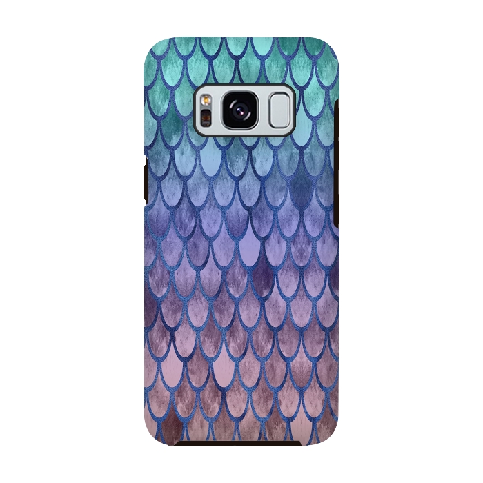 Galaxy S8 StrongFit Pretty Mermaid Scales 99 by Angelika Parker