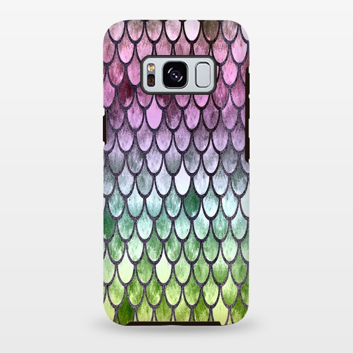 Galaxy S8 plus StrongFit Pretty Mermaid Scales 119 by Angelika Parker