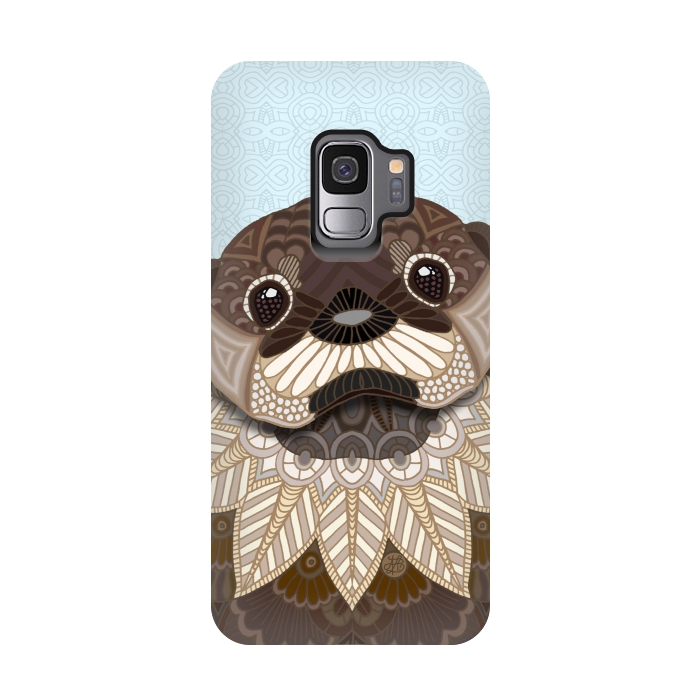 Galaxy S9 StrongFit Otterly Cute by Angelika Parker