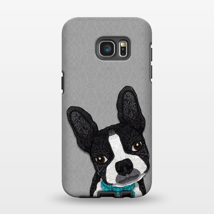 Galaxy S7 EDGE StrongFit Bow Tie Boston by Angelika Parker