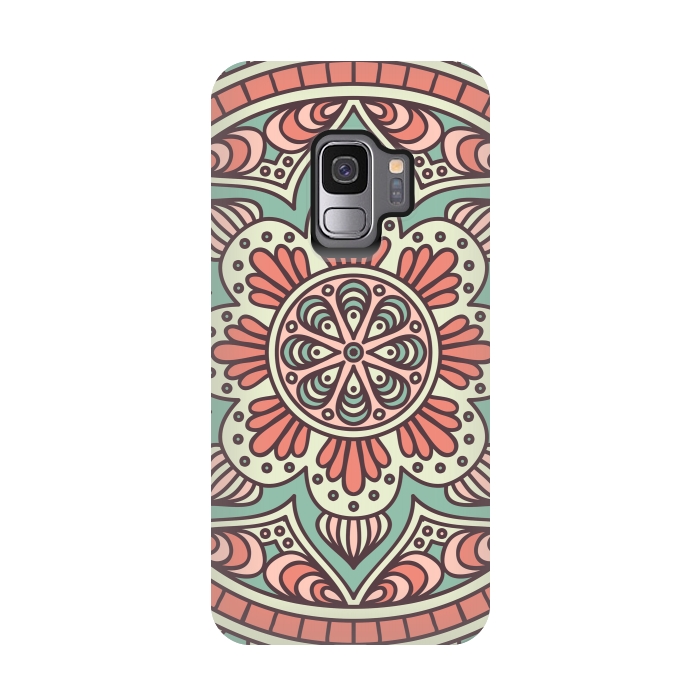 Galaxy S9 StrongFit Geometric Multicolor Motifs by Bledi