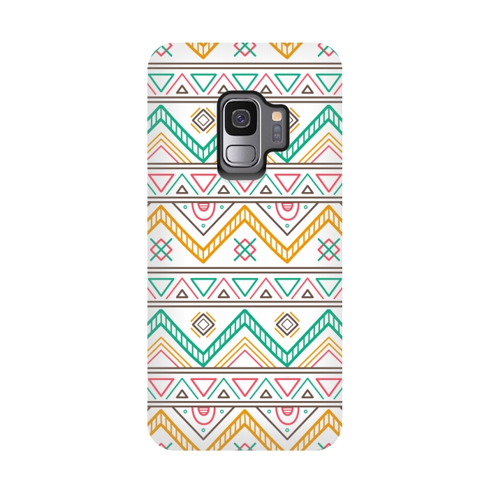 Galaxy S9 StrongFit Geometric Multicolor Motifs 2 by Bledi