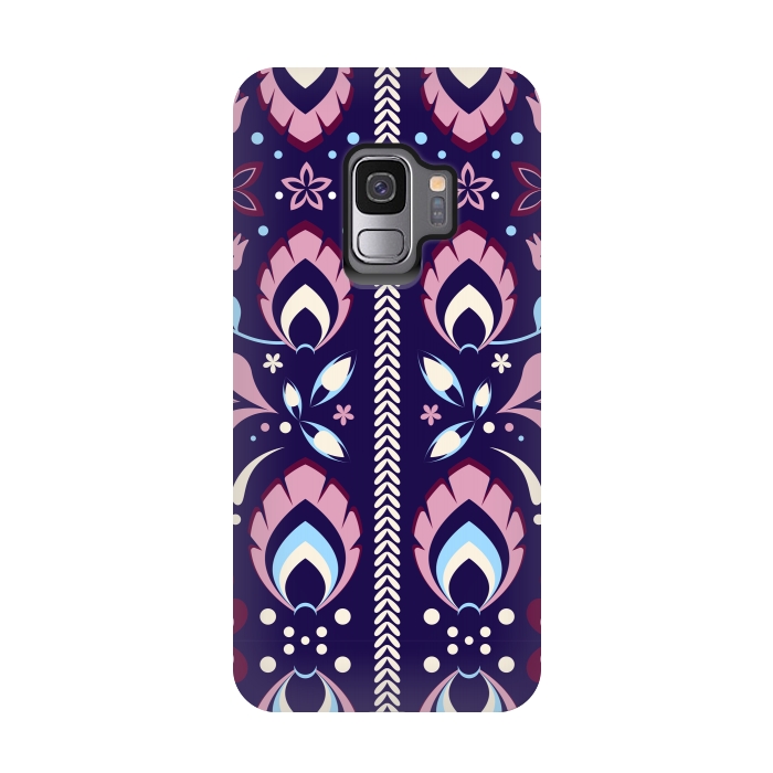 Galaxy S9 StrongFit Geometric Multicolor Motifs 5 by Bledi