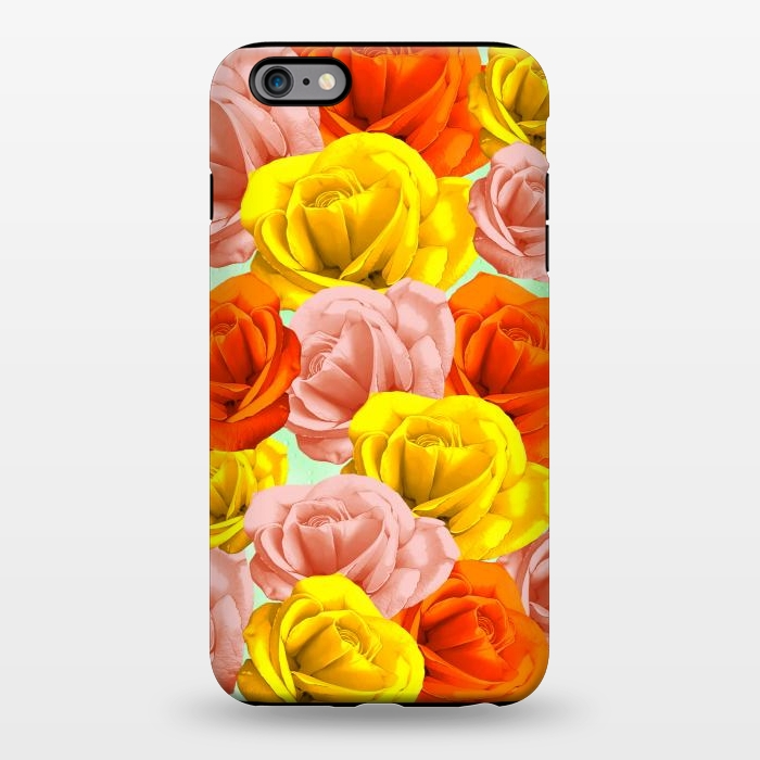 iPhone 6/6s plus StrongFit Roses Pastel Colors Floral Collage by BluedarkArt