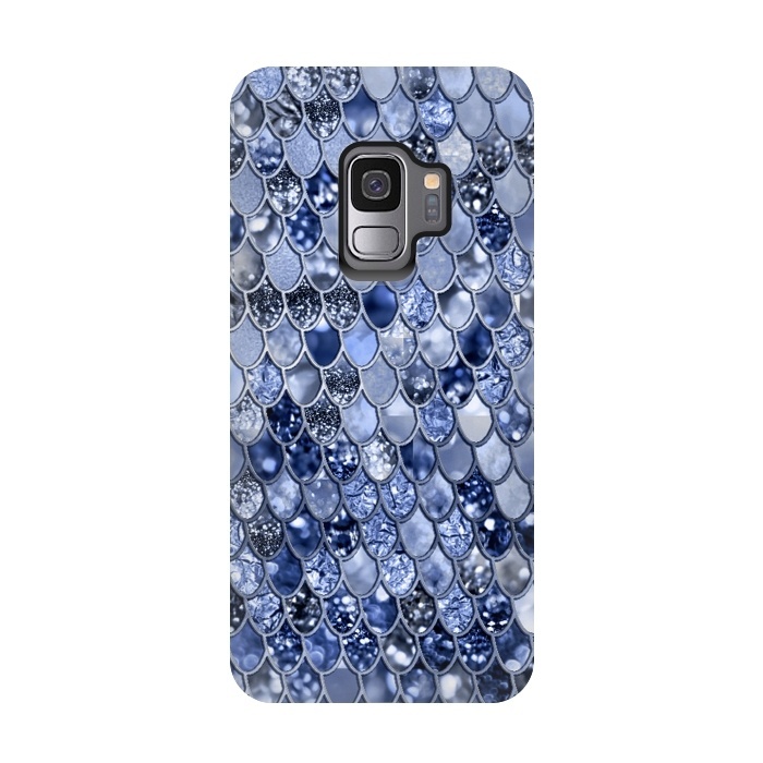 Galaxy S9 StrongFit Ocean Blue Glamour Mermaid Scales by  Utart