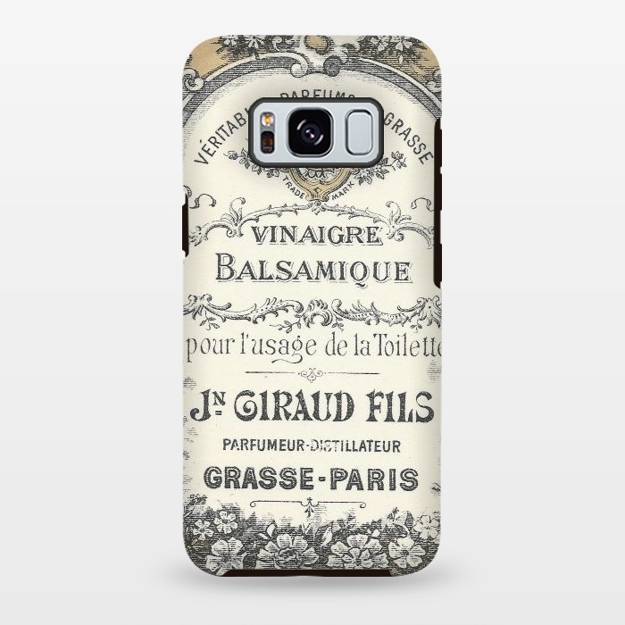 Galaxy S8 plus StrongFit Vintage French Typography by Andrea Haase