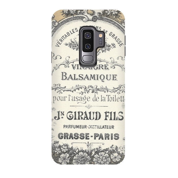 Galaxy S9 plus StrongFit Vintage French Typography by Andrea Haase