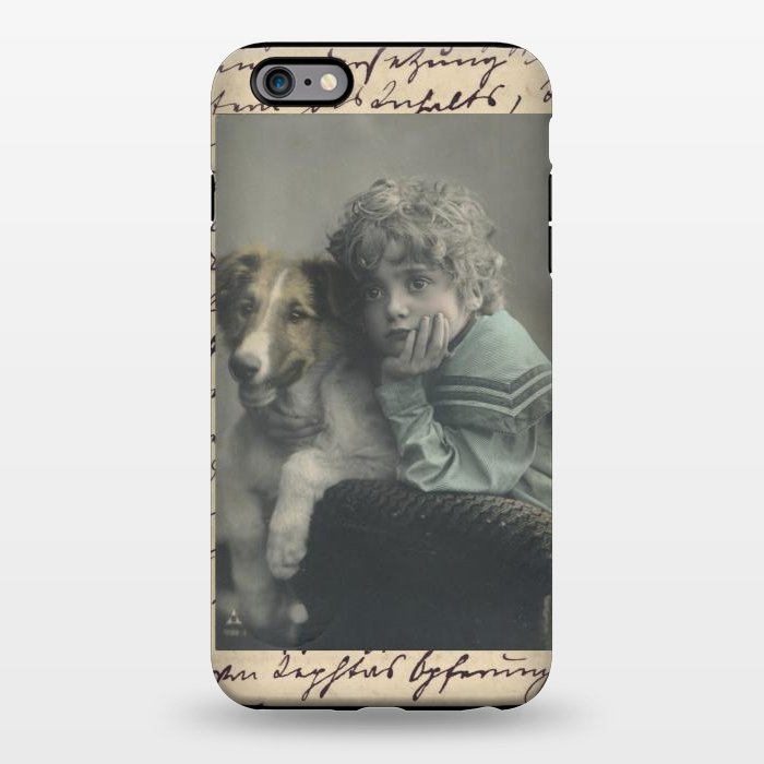 iPhone 6/6s plus StrongFit Vintage Boy With Dog by Andrea Haase