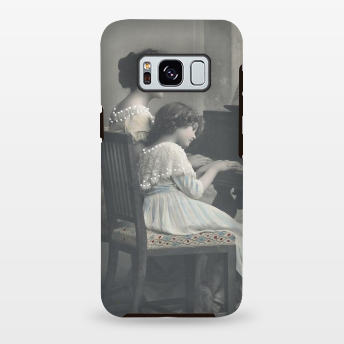 Galaxy S8 plus StrongFit Two Beautiful Sisters On The  Piano by Andrea Haase